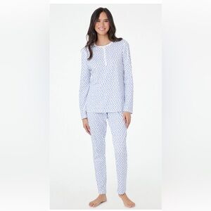 ROLLER RABBIT BLUE Hearts Pajamas